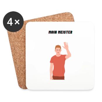 moinmeister - Untersetzer (4er-Set) - Weiß - Vorne
