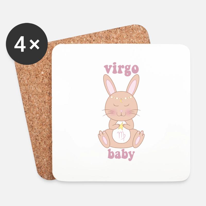 virgo baby - Untersetzer (4er-Set) - Weiß
