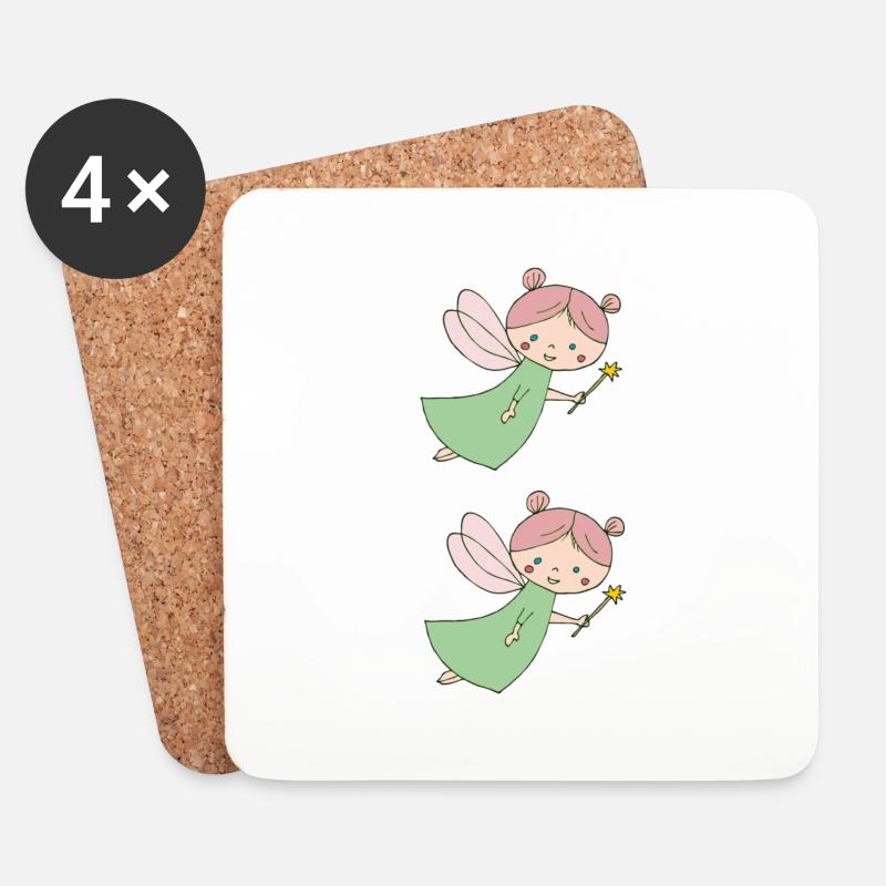 Fee double - Coasters (set of 4) - white