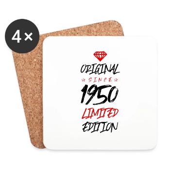 1950 limited edition - Untersetzer (4er-Set) - Weiß - Vorne