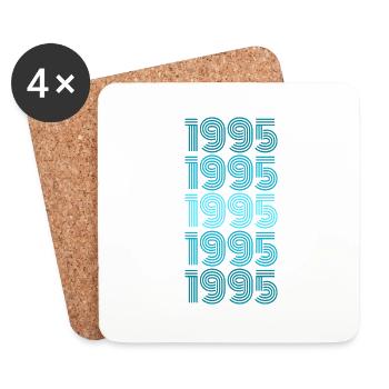 Single Vintage - Coasters (set of 4) - white - Front