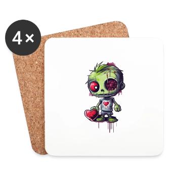 forever yours - Coasters (set of 4) - white - Front