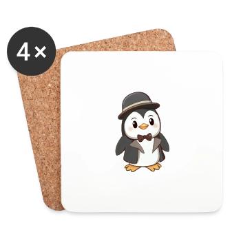 Penguin - Coasters (set of 4) - white - Front