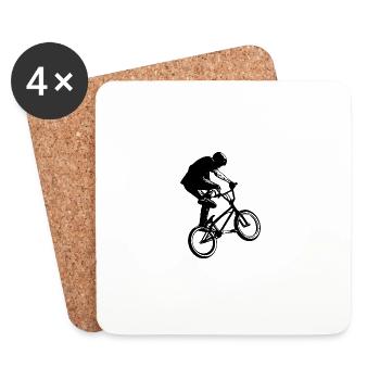 Bmx - Untersetzer (4er-Set) - Weiß - Vorne