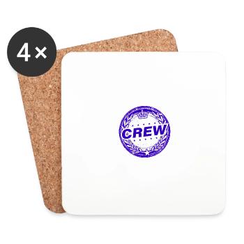 Crew Member - Coasters (set of 4) - white - Front