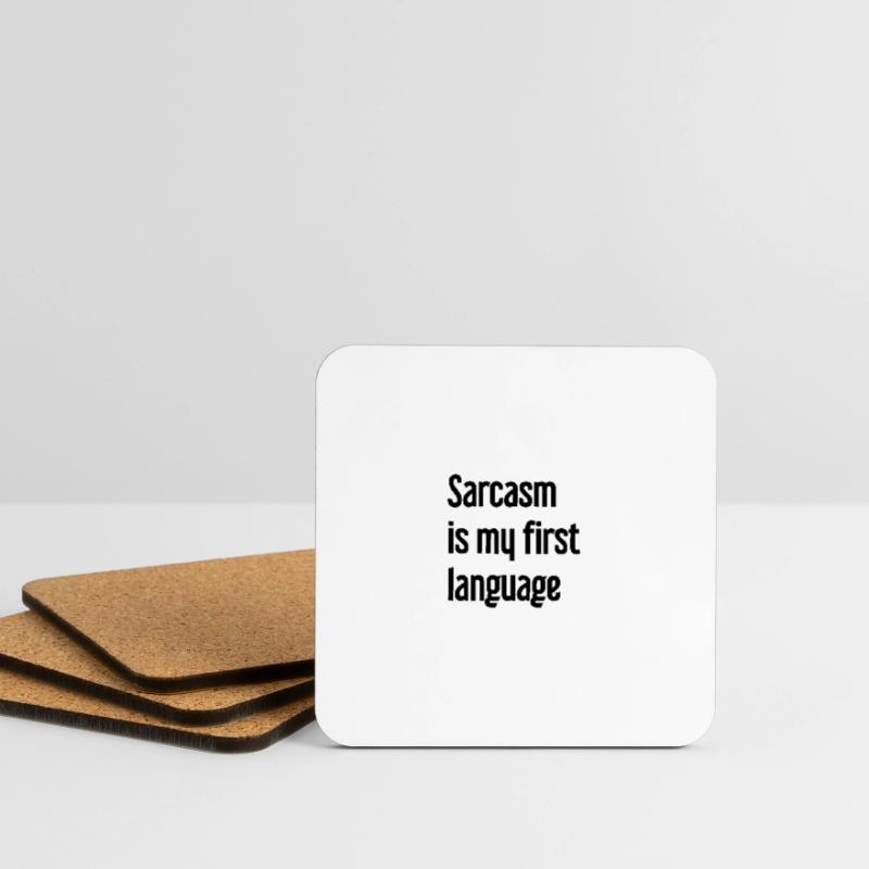 Sarcasmo Pro Sottobicchieri (set da 4 pezzi)