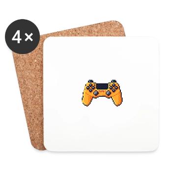 gaming controller - Untersetzer (4er-Set) - Weiß - Vorne