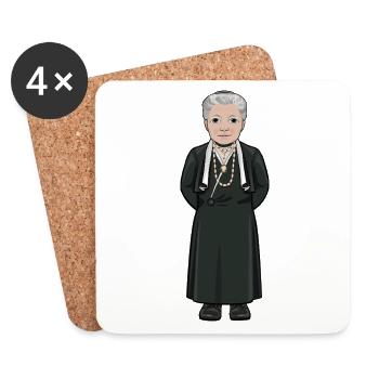 Selma Lagerlöf - Dessous de verre (lot de 4) - blanc - Devant