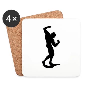 Pose - Untersetzer (4er-Set) - Weiß - Vorne
