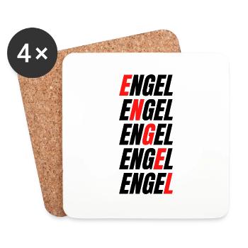 Angel - Coasters (set of 4) - white - Front