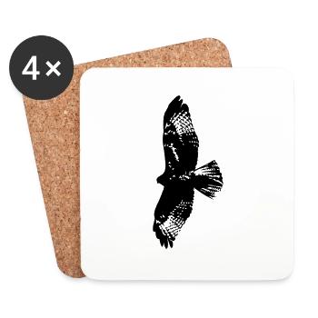 AIGLE - Dessous de verre (lot de 4) - blanc - Devant