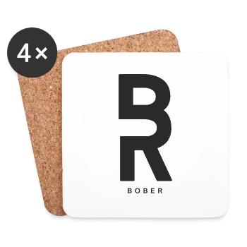 Bober - Coasters (set of 4) - white - Front