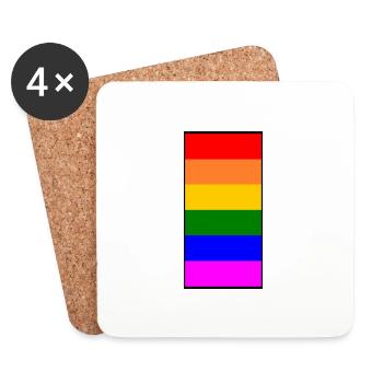 Lgbt - Coasters (set of 4) - white - Front