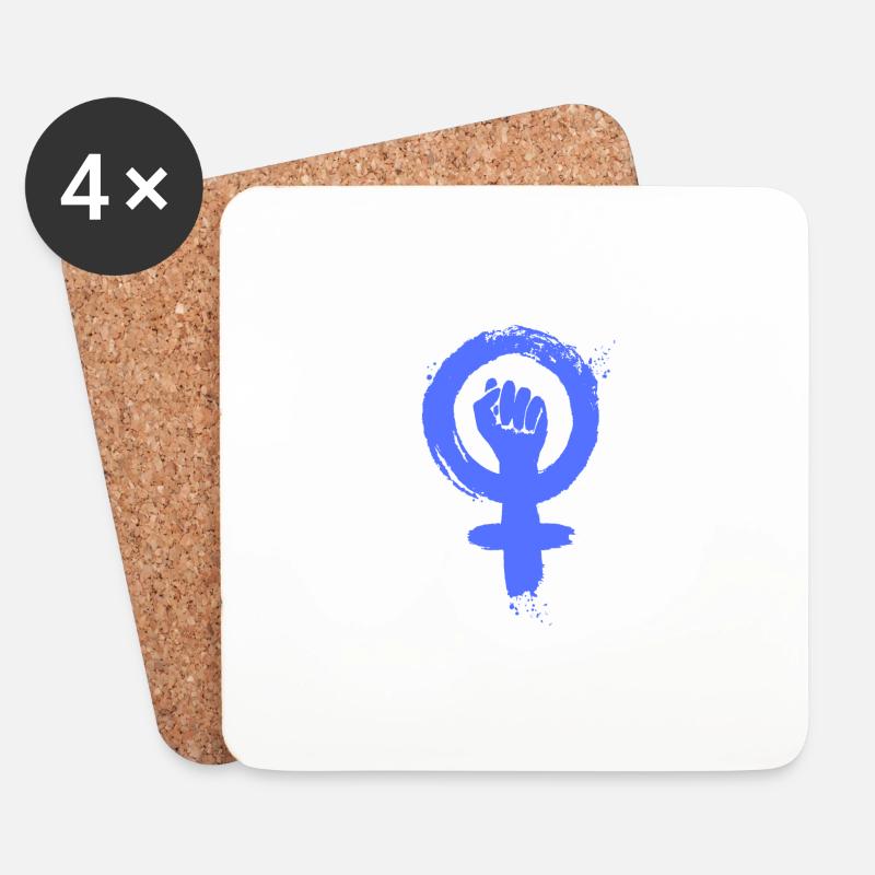 Feminism equality rights - Untersetzer (4er-Set) - Weiß