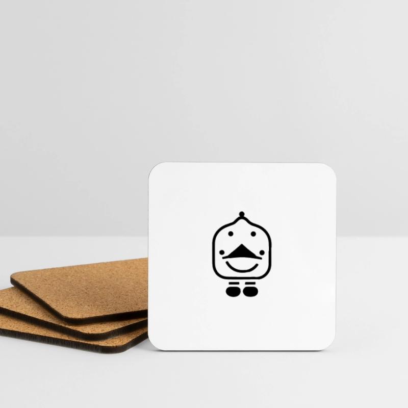 Small robot Coasters (set of 4)