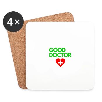 GOOD DOCTOR - Coasters (set of 4) - white - Front