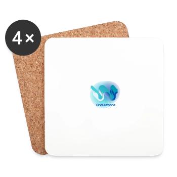 Ondulations - Coasters (set of 4) - white - Front