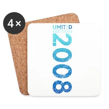 Édition limitée cadeau pour le 18e anniversaire 2008 - Dessous de verre (lot de 4) - blanc - Devant