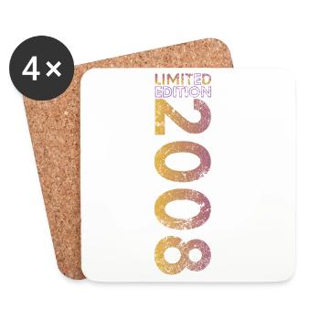 Édition limitée cadeau pour le 18e anniversaire 2008 - Dessous de verre (lot de 4) - blanc - Devant