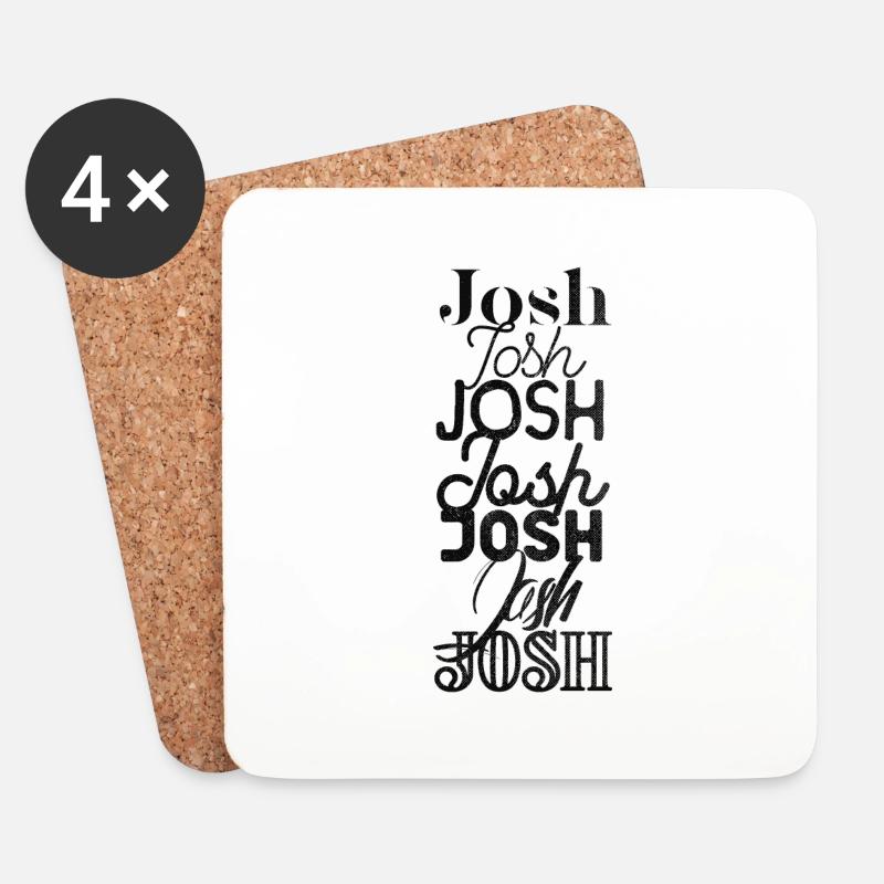 Josh - Untersetzer (4er-Set) - Weiß