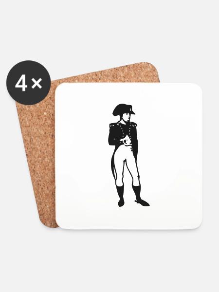 Napoleon - Untersetzer (4er-Set) - Weiß