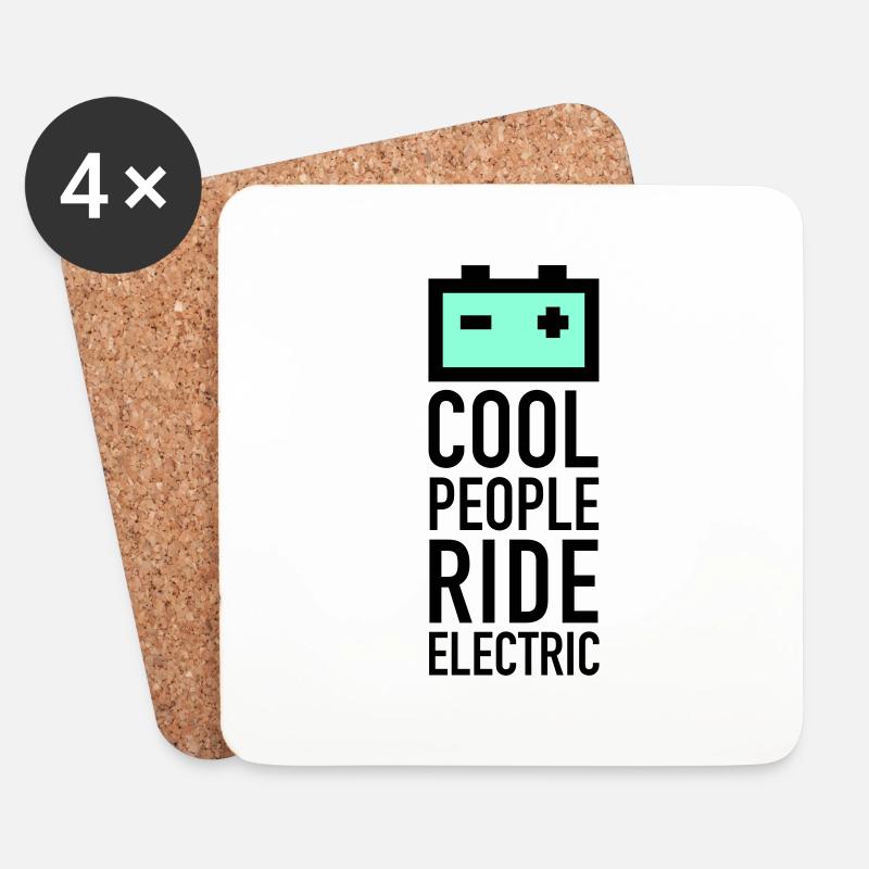 batery_2f - Coasters (set of 4) - white