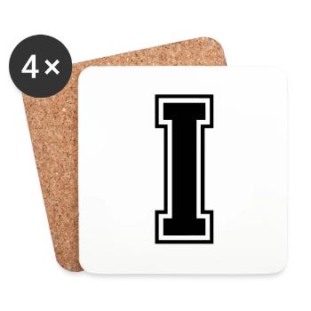 i - Dessous de verre (lot de 4) - blanc - Devant