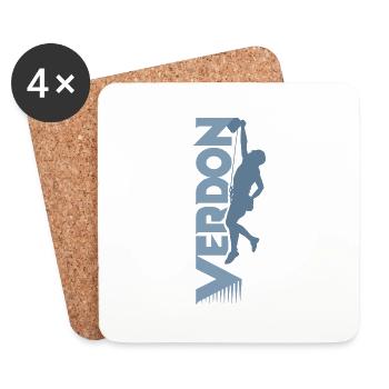 climb escalade verdon sport climbing - Dessous de verre (lot de 4) - blanc - Devant