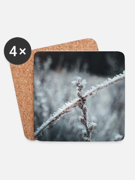 Frost - Untersetzer (4er-Set) - Weiß