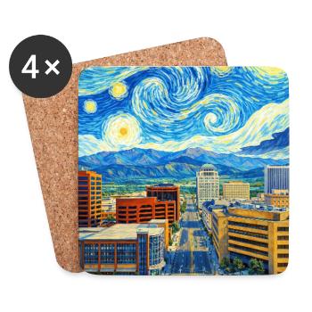 Colorado Springs - Untersetzer (4er-Set) - Weiß - Vorne