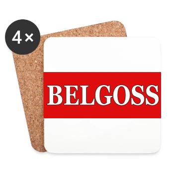 BELGOSS | - Untersetzer (4er-Set) - Weiß - Vorne