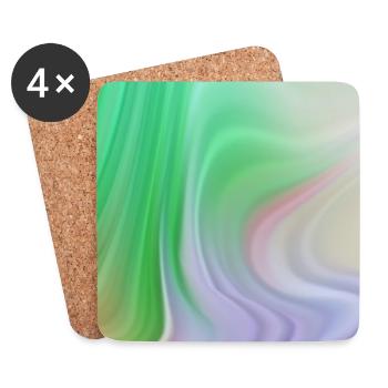 Colourful Gradient 11 - Coasters (set of 4) - white - Front