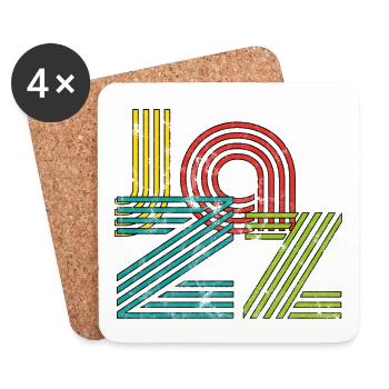 Jazz - Untersetzer (4er-Set) - Weiß - Vorne