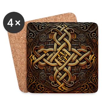 Norse Viking Mythology - Coasters (set of 4) - white - Front