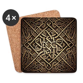 Norse Viking Mythology - Coasters (set of 4) - white - Front