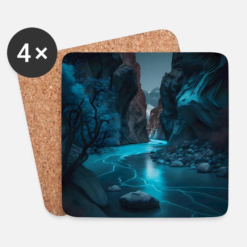 Gorge - Coasters (set of 4) - white