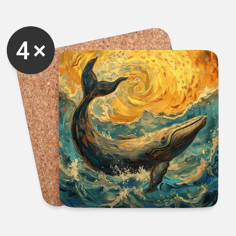 Wal Fisch Van Gogh - Untersetzer (4er-Set) - Weiß