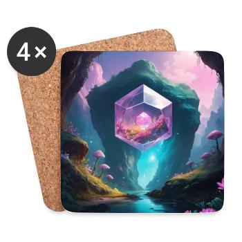 Magic Cave - Untersetzer (4er-Set) - Weiß - Vorne