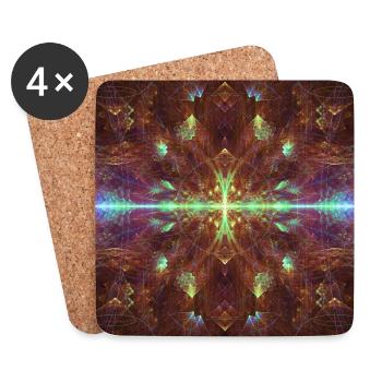 Convergence Of Everything 1 - Coasters (set of 4) - white - Front