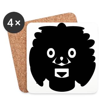 comic - Coasters (set of 4) - white - Front