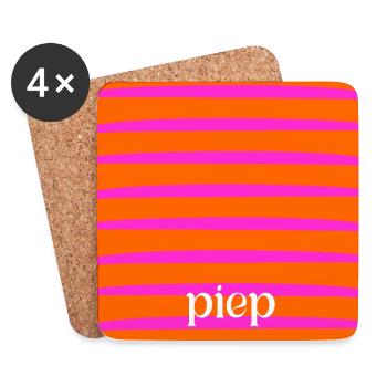 Piep Ton - Untersetzer (4er-Set) - Weiß - Vorne