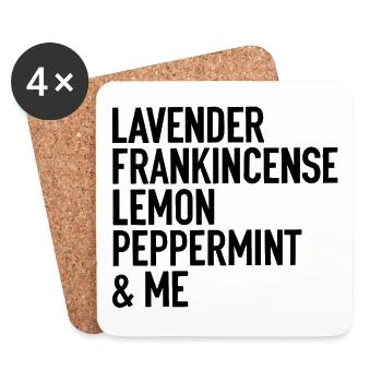 Oils And Me I - Coasters (set of 4) - white - Front