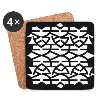 New trends - Coasters (set of 4) - white - Front