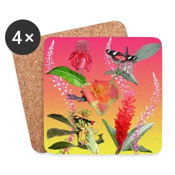 superclo3d.com Sandra Kuhl - Untersetzer (4er-Set) - Weiß - Vorne