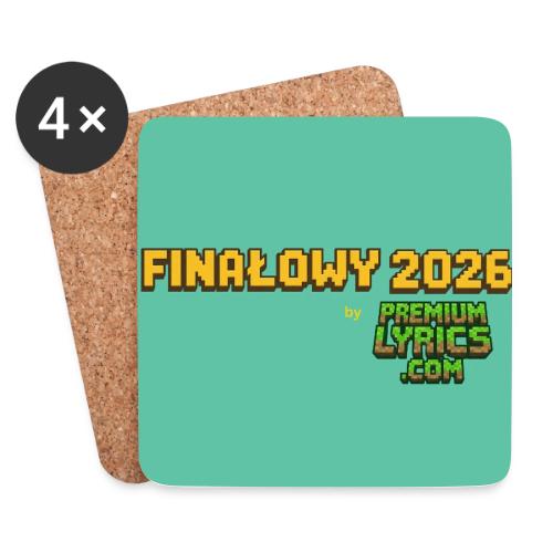 Finalowy2026 Logo z tłem - Onderzetters (4 stuks)