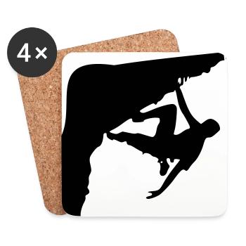 climber - Coasters (set of 4) - white - Front