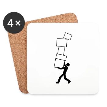 removal - Coasters (set of 4) - white - Front