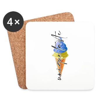 ukraine slava ukraini ukrainian - Coasters (set of 4) - white - Front
