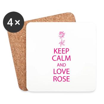 Flower Flower Plant - Coasters (set of 4) - white - Front