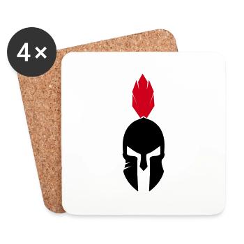 spartan - Untersetzer (4er-Set) - Weiß - Vorne